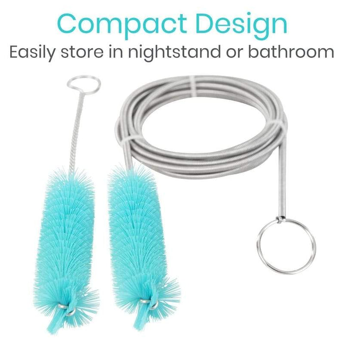 Compact Design. Easily store in nightstand or bathroom