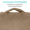 Compact Portability Includes a handle for convenient travel