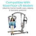 Compatible With Most Floor Lift Models, Ideal for home health care, elderly & bariatric patients