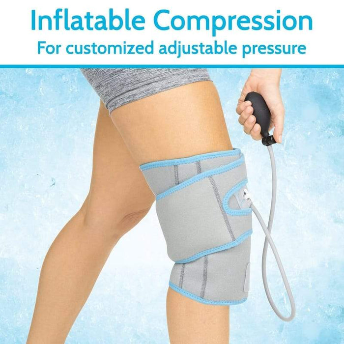 inflatable compression for customized adjustable pressure