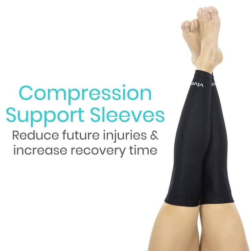 Full Leg Compression Sleeve 1 Pair, Knee Sleeves, Anti Slip Compression  Stockings, Support For Thigh, Knee, Calf, Arthritis