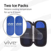 Two Ice Packs Retains cooling temperature for up to 8 hours