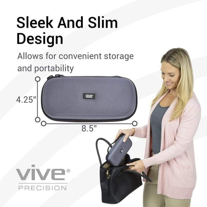 Sleek and slim design. Allows for convenient storage and portability