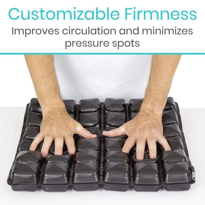 Customizable Firmness, Improves circulation and minimizes pressure spots