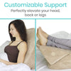 Customizable Support Perfectly elevate your head, back or legs