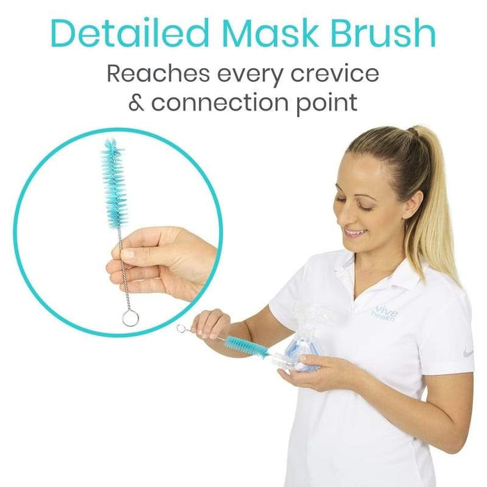 Detailed Mask Brush. Reaches every crevice & connection point