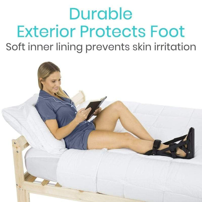 Durable Exterior Protects Foot. Soft inner lining prevents skin irritation