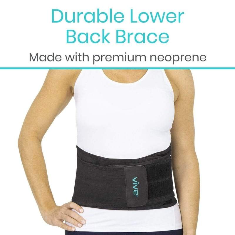 MaxBack Back Braces for Lower Back Pain Relief with 6 Stays, Breathable Back  Support Belt, Stable Design, Great for Men and Women - Vysta Health
