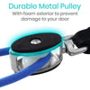 Durable Metal Pulley With foam exterior to prevent damage to your door