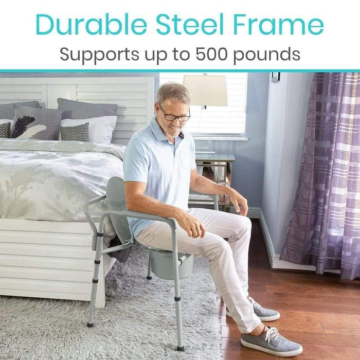 Durable Steel Frame Supports up to 500 pounds