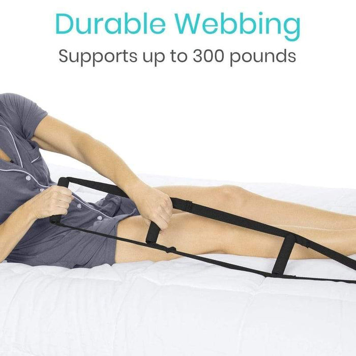 Durable webbing supports up to 300 pounds