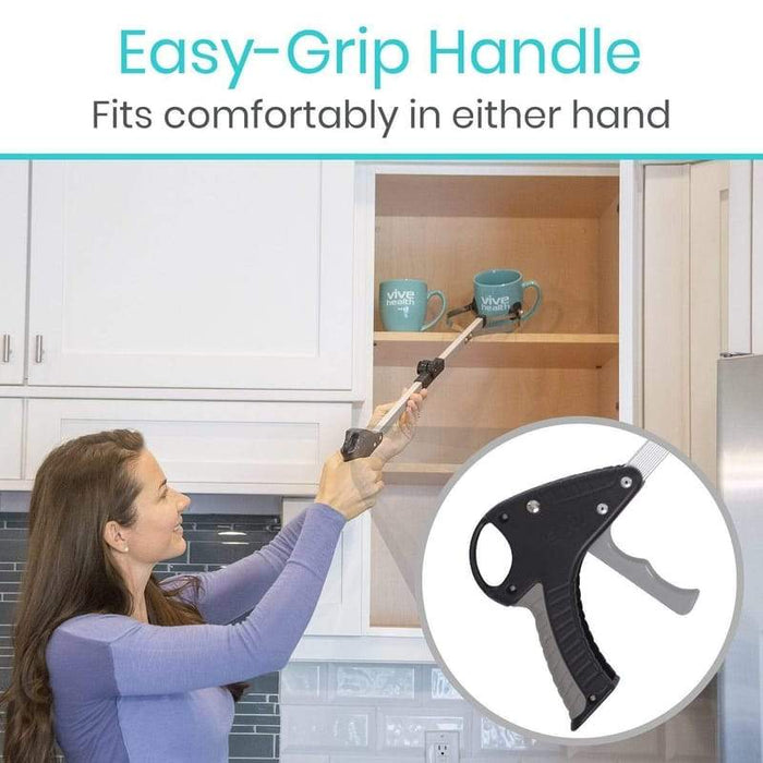 Easy-Grip Handle Fits comfortably in either hand