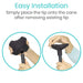 Easy Installation Simply place the tip onto the cane after removing existing tip 