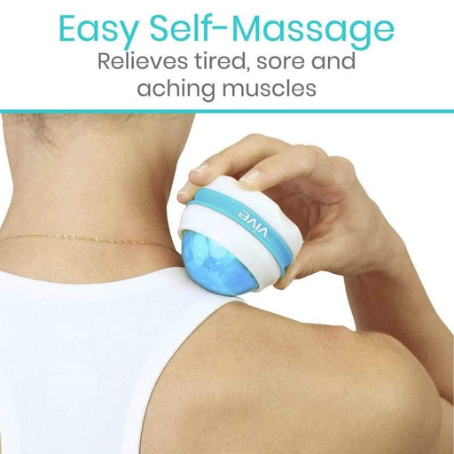 Easy self massage. Relieves tired, sore and aching muscles