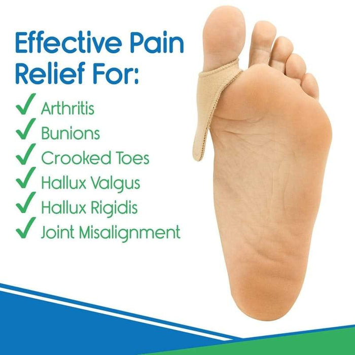 Effective Pain Relief For: Arthritis, Bunions, Crooked Toes, Hallux Valgus, Hallux Rigidis, Joint Misalignment