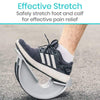 Safely stretch foot and calf for effective pain relief