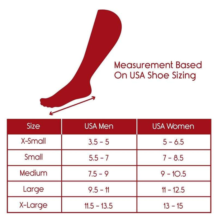 Measurement Based On USA Shoe Sizing