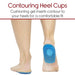 Contouring Heel Cups for a comfortable fit