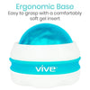 ergonomic base easy to grasp with a comfortably soft gel insert