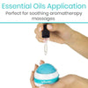 essential oils application. Perfect for soothing aromatherapy massages