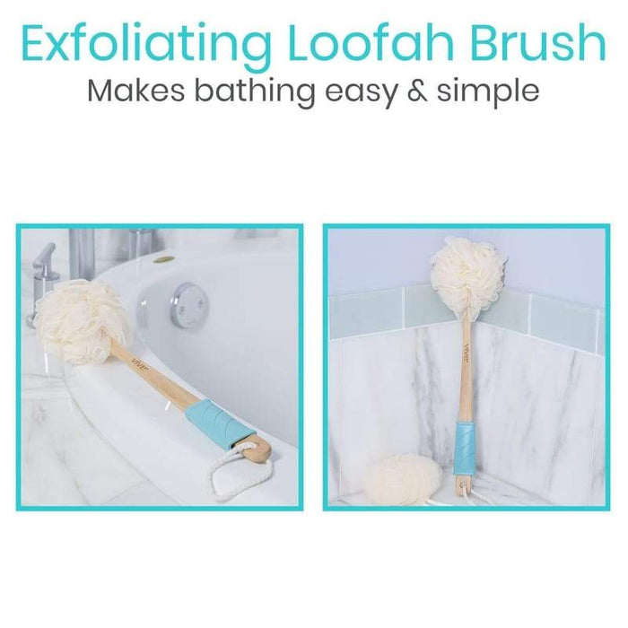 Exfoliating Loofah Brush Makes bathing easy & simple