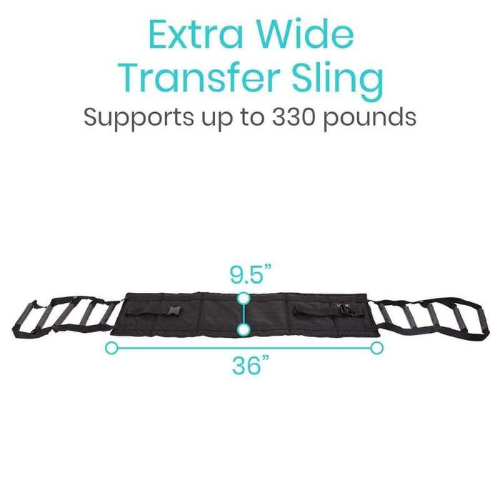 Extra Wide Transfer Sling Supports up to 330 pounds