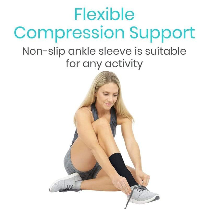 Flexible Compression Support, Non-slip ankle sleeve is suitable for any activity