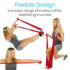 Flexible design. Increase range of motion while stabilizing muscles