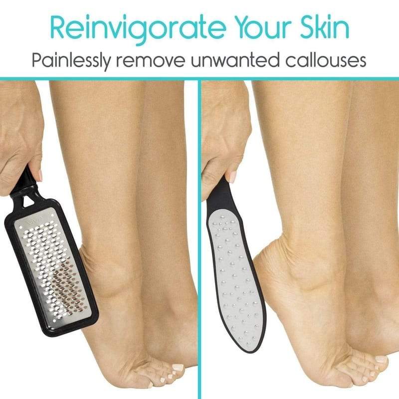 Foot File - Remove Calluses, Dry & Dead Skin - Vive Health