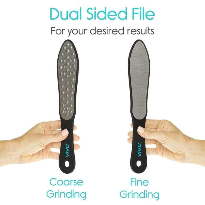 Dual Sided File for your desired results: Coarse Grinding, Fine Grinding