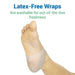 Latex-Free Wraps Are washable for out-of-the-box freshness