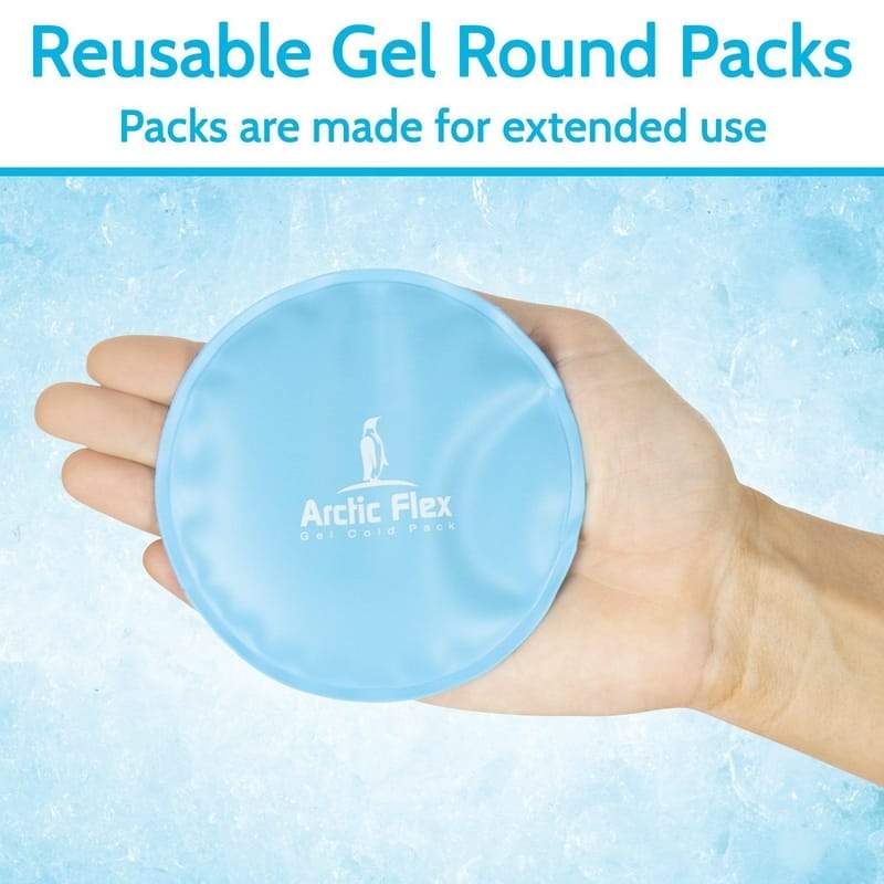 Gel Ice Packs - Small, Round 3 or 6-Pack - Vive Health