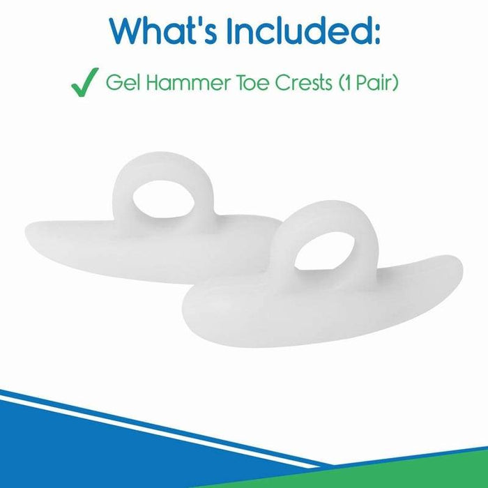 What's Included: Gel hammer Toe Crest (1 pair)