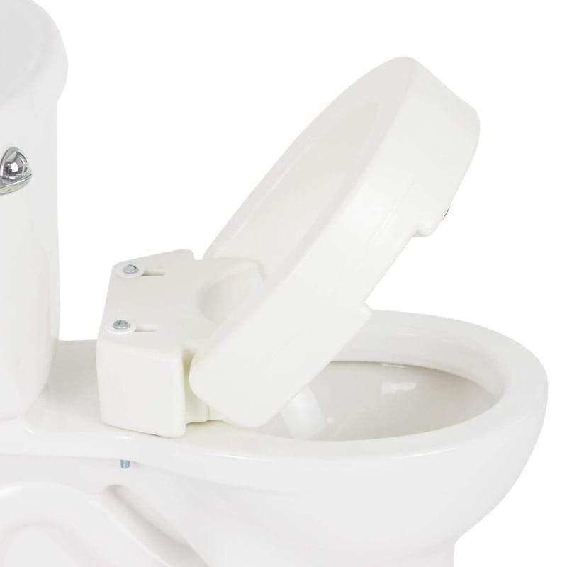 Hinged Toilet Seat Riser - Elongated