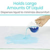 Holds Large Amount Of Liquid, Disperses liquid to minimize discomfort