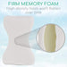 Firm Memory Foam High density foam won't flatten over time