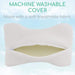 Machine Washable Cover Made with a soft breathable fabric