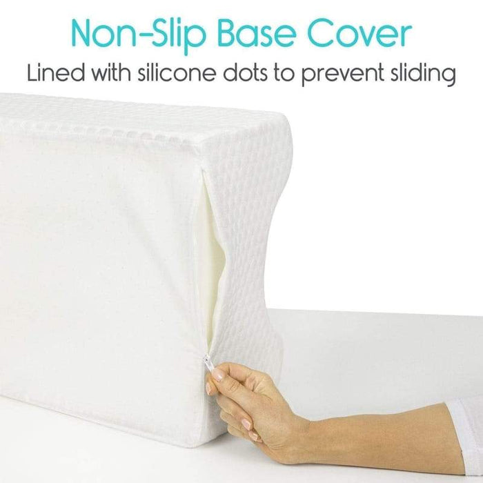 Non-Slip Base Cover lined with silicone dots to prevent sliding