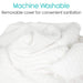 Machine Washable, removable cover for convenient sanitation 