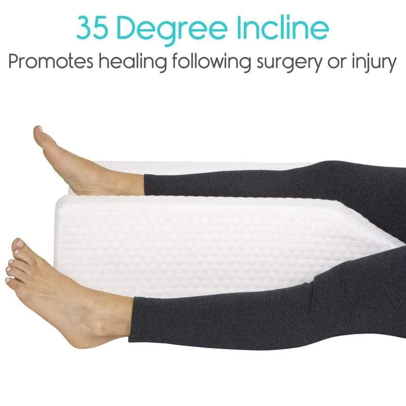 Leg Elevation Pillow for Leg/Knee Surgery Recovery, Memory Foam Leg Pillow  with