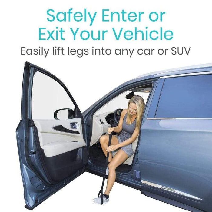 Safely enter or exit your vehicle easily lift legs into any car or SUV