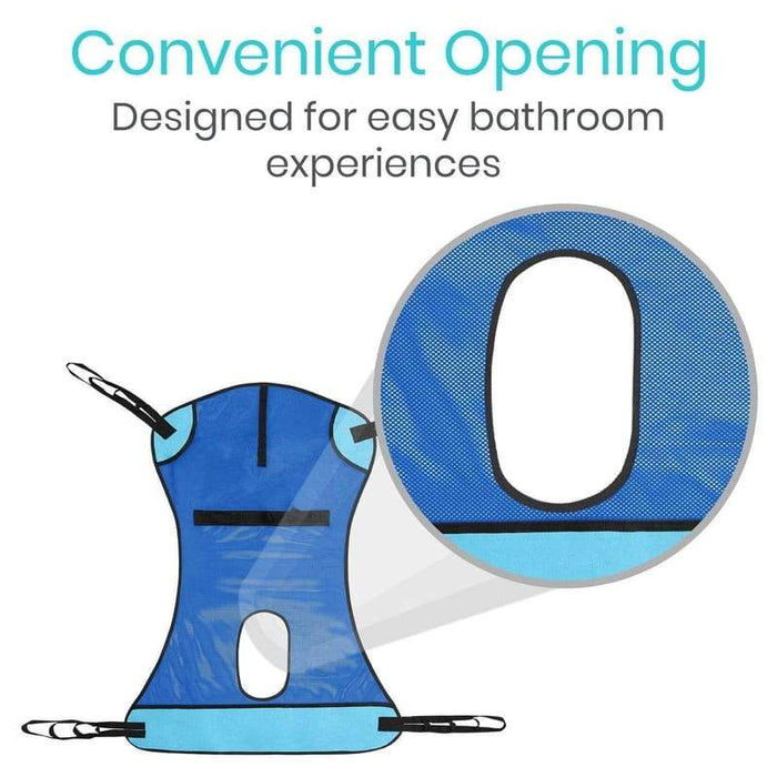 Convenient opening designed for easy bathroom experiences