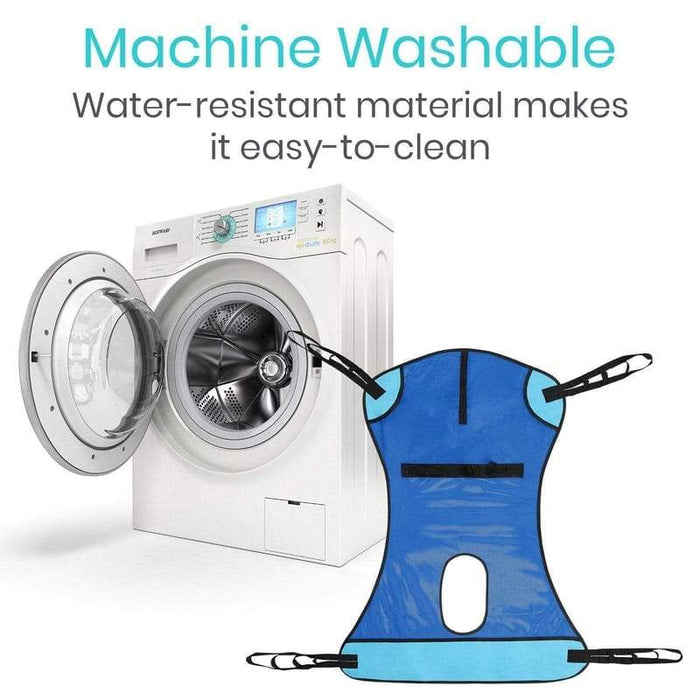 Machine washable. Water-resistant material makes it easy-to-clean