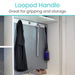 Looped Handle Great for gripping and storage