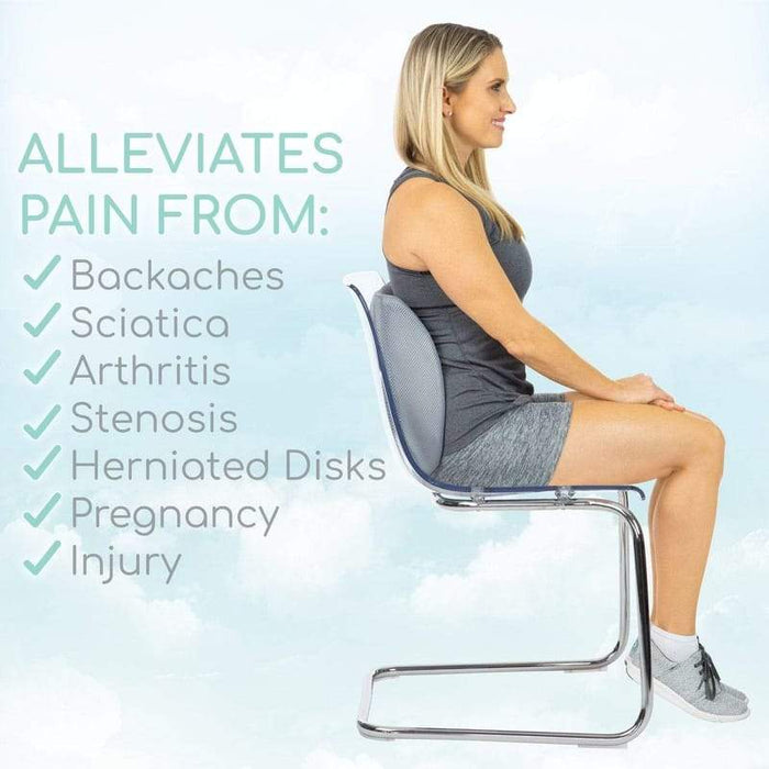 Alleviated Pain From: Backaches, Sciatica, Arthritis, Stenosis, Herniated Disks, Pregnancy, Injury