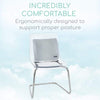 Incredibly comfortable, ergonomically designed to support proper posture