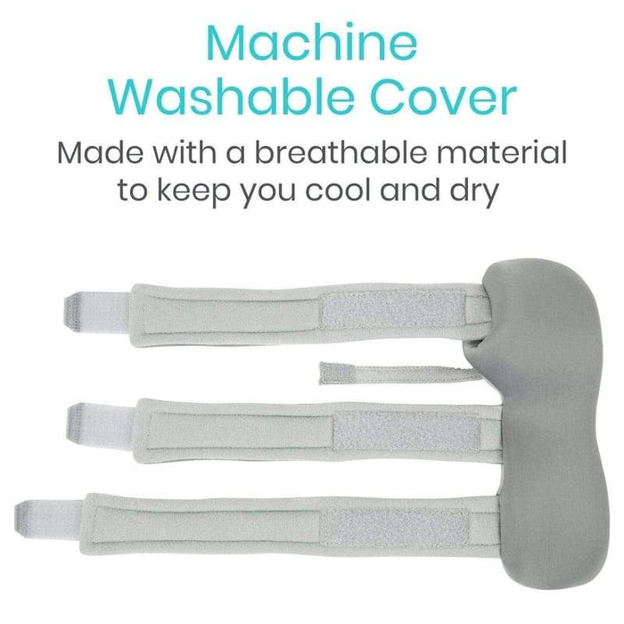 Machine Washable Cover Made with a breathable material to keep you cool and dry