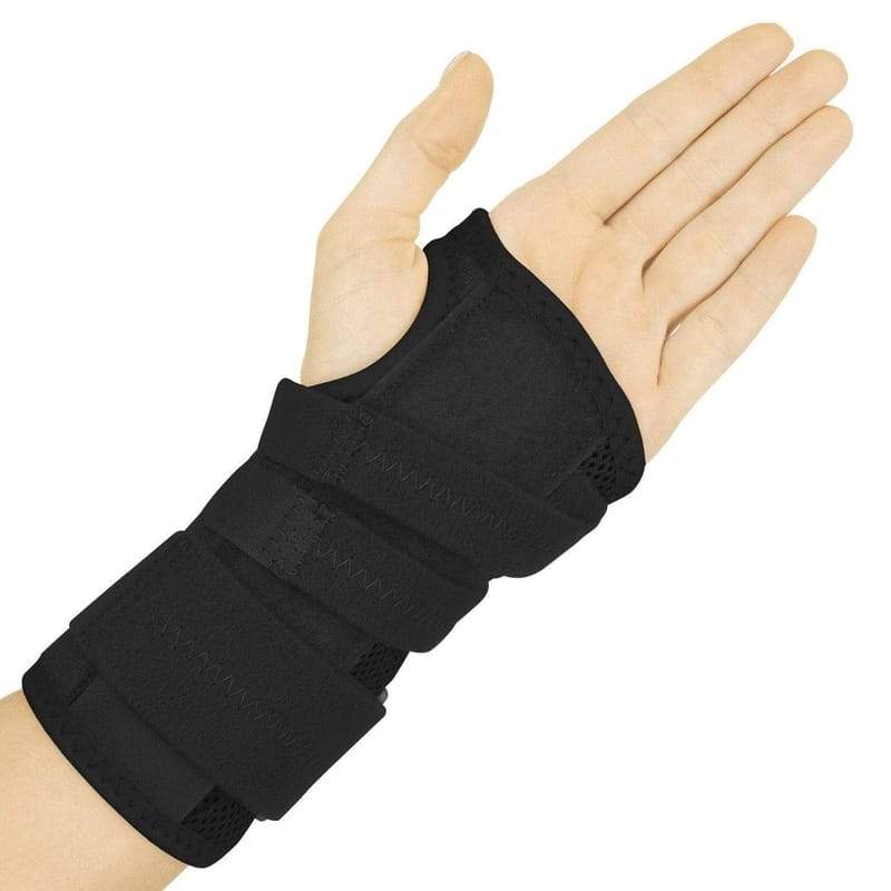 Reversible Splint Wrist Brace, Provides moderate-stabilizing support to  sore, weak and injured wrists, Adjustable, Gray, 1/Pack