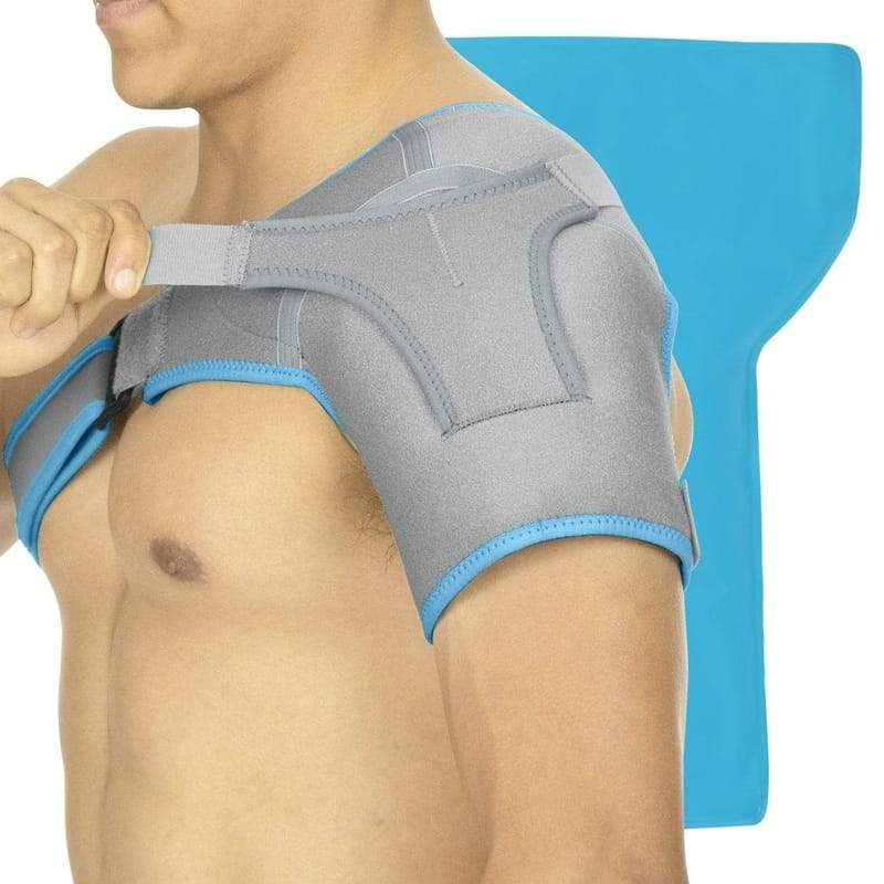 Shoulder Ice Pack Brace for Hot & Cold Therapy - Vive Health