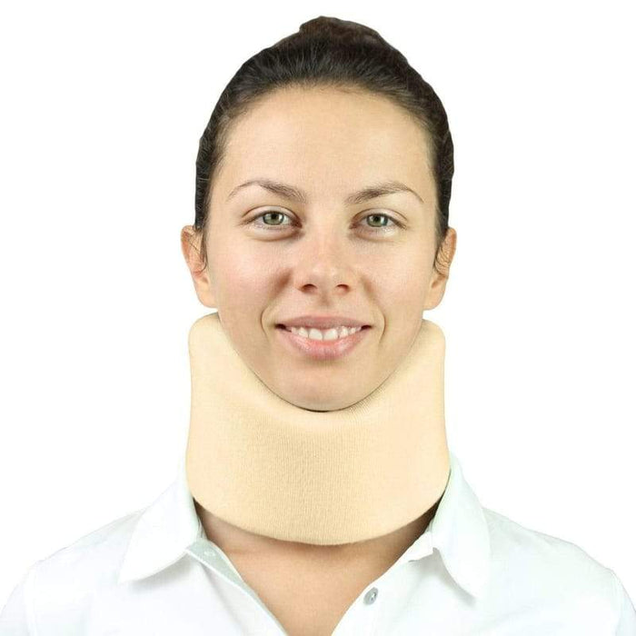 neck brace 4 inches beige